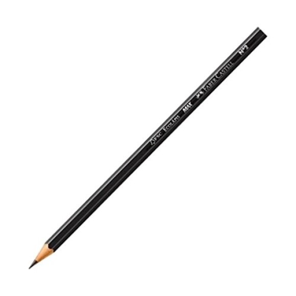 Lápis Preto Faber Castell HB EcoLápis Max Sextavado