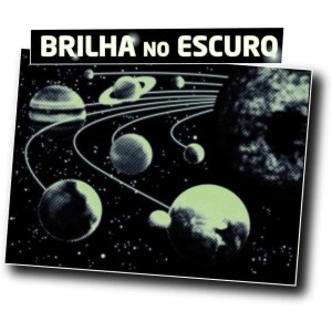 Puzzle 500 Sistema Solar Brilha no Escuro Quebra Cabeça Grow