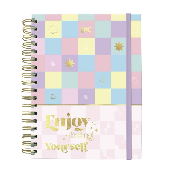Caderno Smart Mini Enjoy com Folhas e Divisórias Reposicionáveis DAC 4168