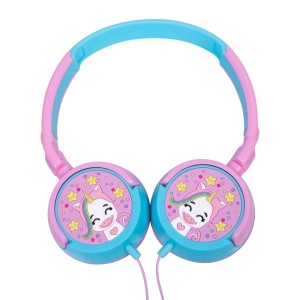 Headphone Unicórnio HP304 Fone de Ouvido Infantil Rosa e Azul Oex