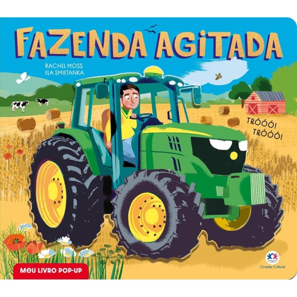 Livro Pop-up Fazenda Agitada Ciranda Cultural