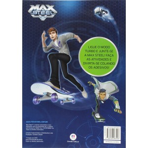 Livro de Adesivos e Atividades Max Steel Turbo Aventura Ciranda Cultural